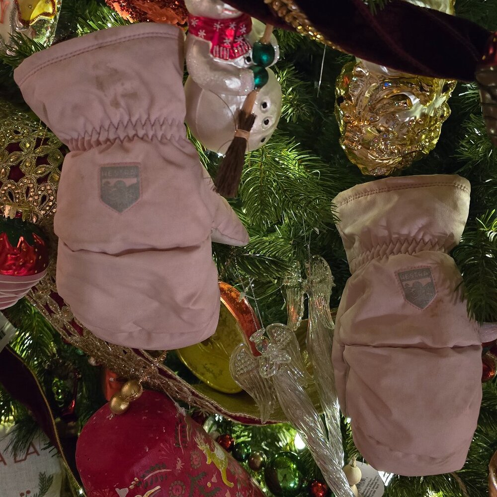 Hestra gloves girls size 5 youth pink